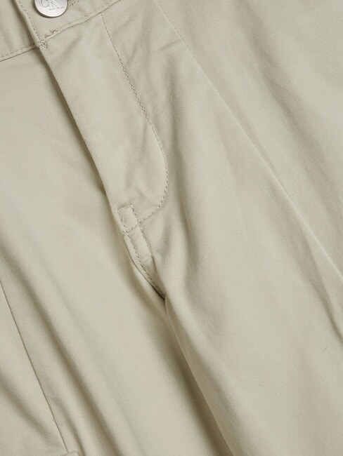 CK KIDS Pantaloni bimba cargo in cotone pelican - Pantaloni bambini