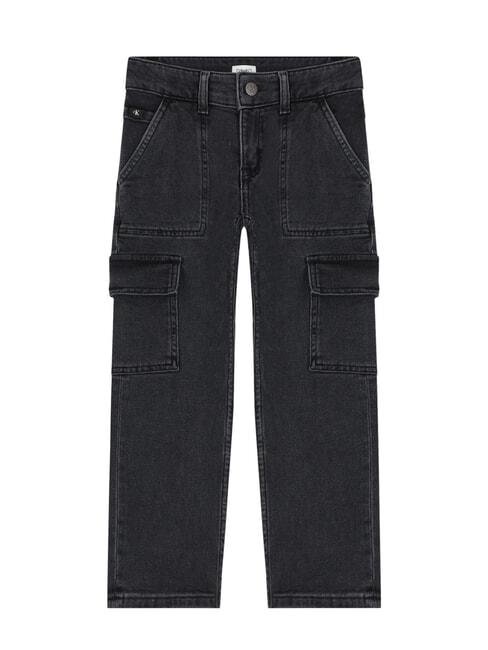 CK KIDS Jeans bimbo con tasconi charcoal grey rgd - Pantaloni bambini