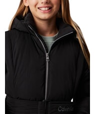 CALVIN KLEIN CK KIDS Piumino bimba lungo con cappuccio ck black - Giacche Bambini - 4