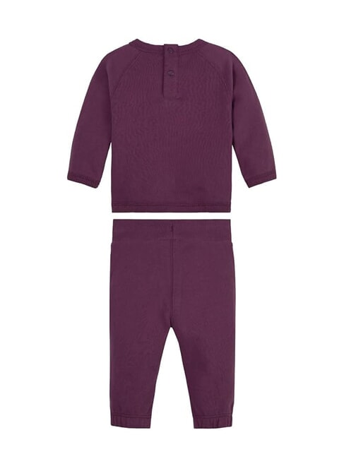 CK KIDS Felpa e pantalone neonato amaranth - Tutine e completi per neonati