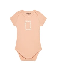 CALVIN KLEIN CK KIDS Set 2 body neonata pink sand / bright white - Tutine e completi per neonati - 2