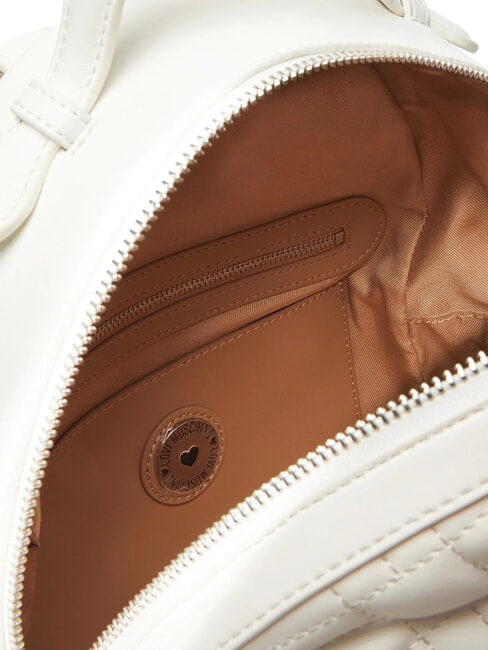 QUILTED Zaino trapuntato con tasca bianco - Borse Donna