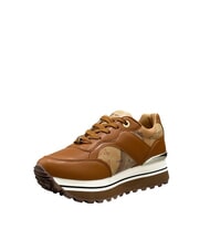 ALVIERO MARTINI PRIMA CLASSE GEO JR Sneakers platform Cuoio/Geo Beige - Scarpe Donna - 5