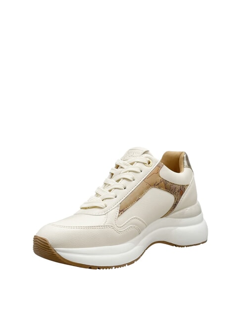 GEO JR Sneakers alte bianco sporco/geo beige - Scarpe Donna