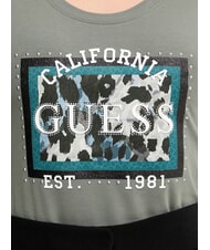 GUESS ANIMALIER  Maglietta volcano grey - T-shirt e Top Donna - 4