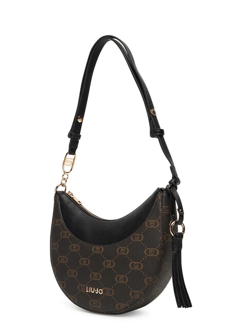 CIRRY Borsa a tracolla piccola con nappina NERO - Borse Donna