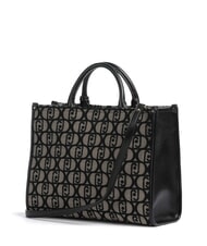 LIUJO RIDHI Borsa tote in tessuto jacquard NERO - Borse Donna - 2