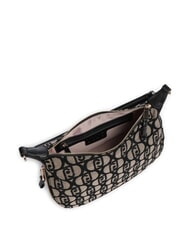 LIUJO KALISKA Borsa doppia funzione tessuto jacquard tabacco - Borse Donna - 4