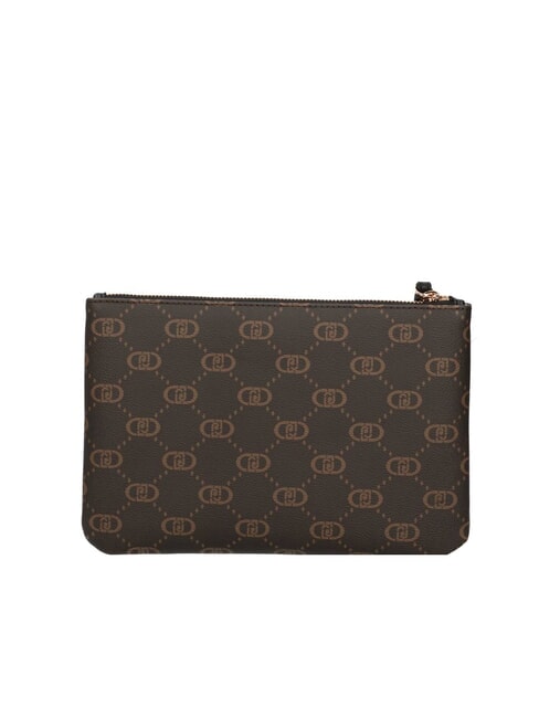 CALIWEN Pochette stampa logo con polsierina NERO - Borse Donna