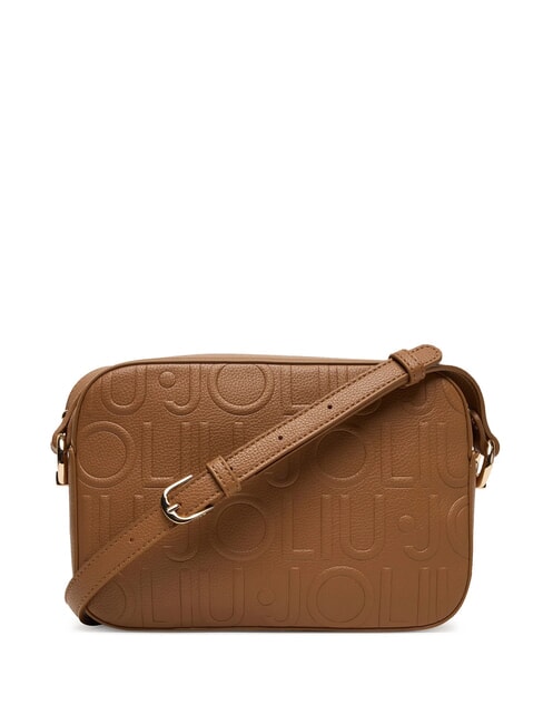 MANHATTAN Borsa camera case media logo impresso suede - Borse Donna