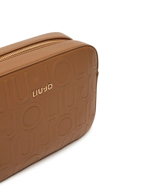 MANHATTAN Borsa camera case media logo impresso suede - Borse Donna