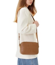 LIUJO MANHATTAN Borsa camera case media logo impresso suede - Borse Donna - 5