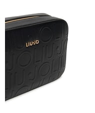 LIUJO MANHATTAN Borsa camera case media logo impresso NERO - Borse Donna - 4