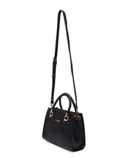 LIUJO MANHATTAN Borsa a mano piccola logo impresso NERO - Borse Donna - 3