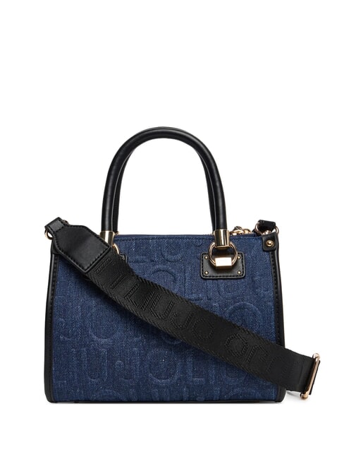 MANHATTAN Borsa a mano piccola in tessuto denim dress blue - Borse Donna