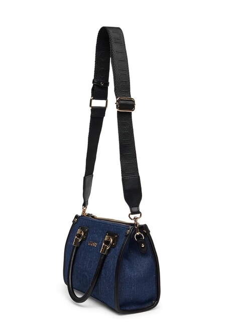 MANHATTAN Borsa a mano piccola in tessuto denim dress blue - Borse Donna