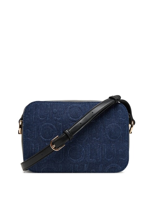 MANHATTAN Borsa camera case in tessuto denim dress blue - Borse Donna