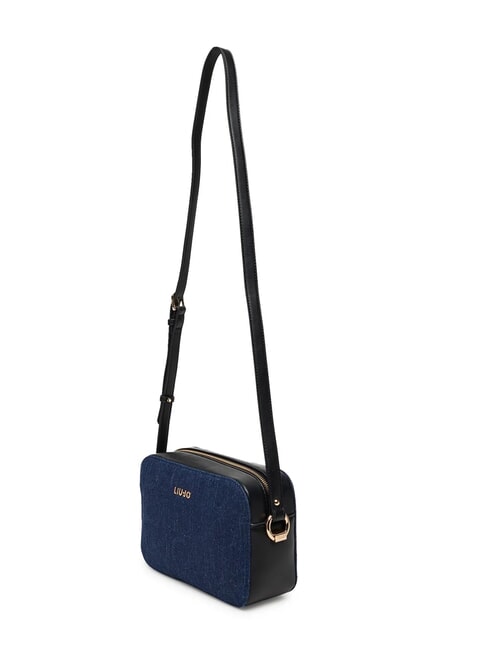 MANHATTAN Borsa camera case in tessuto denim dress blue - Borse Donna