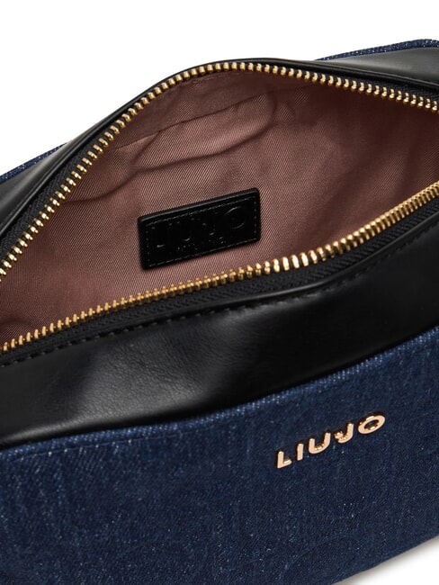 MANHATTAN Borsa camera case in tessuto denim dress blue - Borse Donna