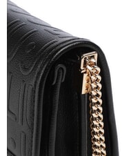 LIUJO MANHATTAN Borsa convertible con patta NERO - Borse Donna - 3