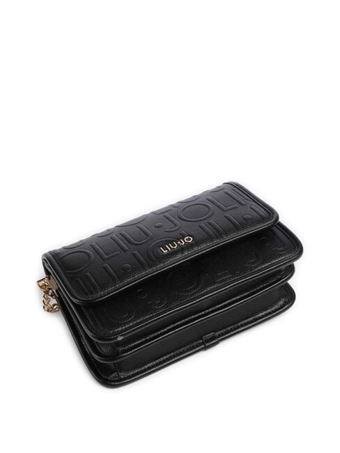 MANHATTAN Borsa convertible con patta NERO - Borse Donna