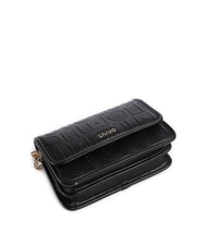 LIUJO MANHATTAN Borsa convertible con patta NERO - Borse Donna - 7