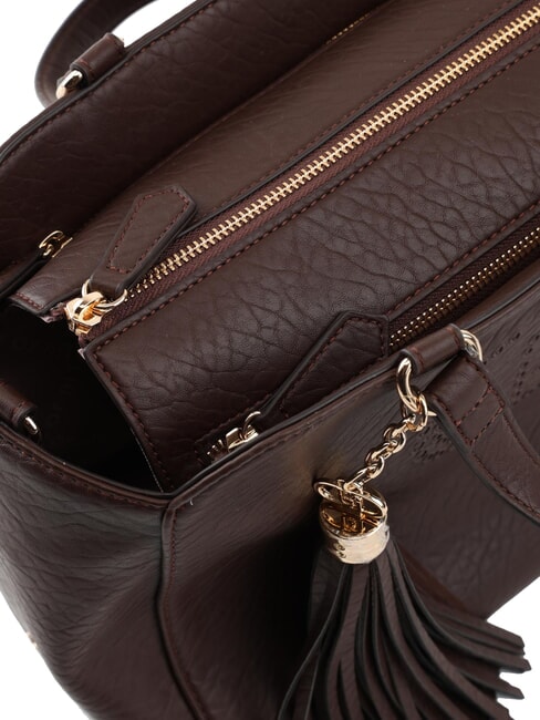 SAMIANA Borsa a mano media con tracolla moro light - Borse Donna