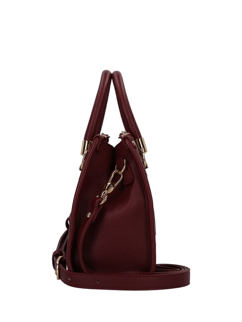 MANHATTAN Borsa a mano piccola logo impresso red wine - Borse Donna