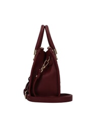 LIUJO MANHATTAN Borsa a mano piccola logo impresso red wine - Borse Donna - 3