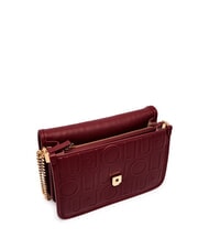 LIUJO MANHATTAN Borsa convertible con patta red wine - Borse Donna - 5