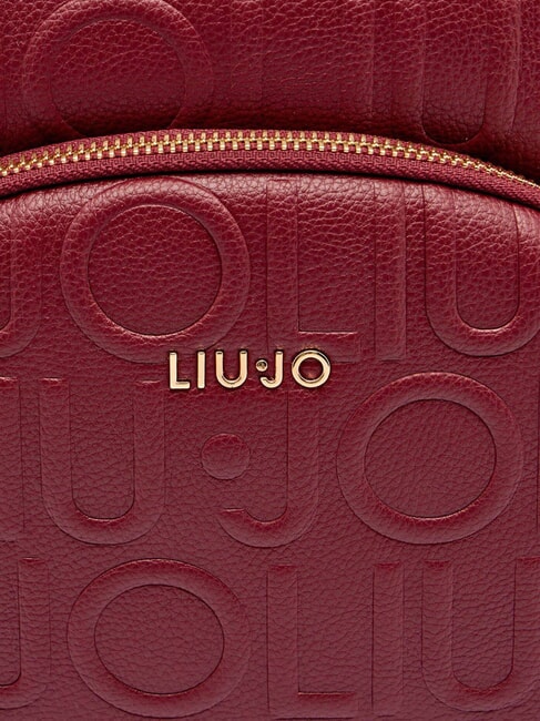 MANHATTAN Zaino medio logo in rilievo red wine - Borse Donna