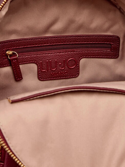 MANHATTAN Zaino medio logo in rilievo red wine - Borse Donna