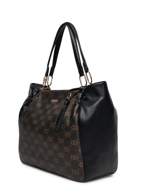 CIRRY Borsa tote grande con nappina NERO - Borse Donna