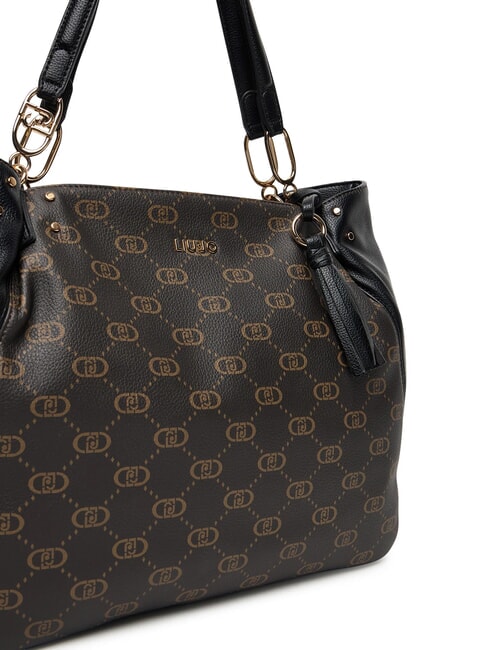 CIRRY Borsa tote grande con nappina NERO - Borse Donna