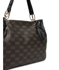 LIUJO CIRRY Borsa tote grande con nappina NERO - Borse Donna - 3