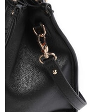 LIUJO MANHATTAN Borsa satchel media con logo NERO - Borse Donna - 3