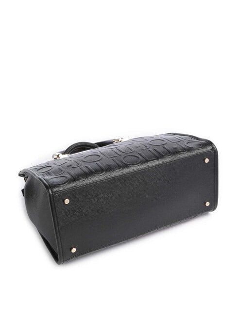 MANHATTAN Borsa satchel media con logo NERO - Borse Donna