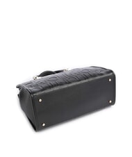 LIUJO MANHATTAN Borsa satchel media con logo NERO - Borse Donna - 5