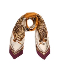 LIUJO MIX PRINT Foulard con stampa all over ribbon naturale - Sciarpe - 4