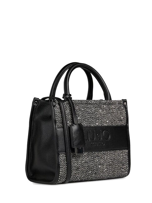 RIDHI Borsa tote spigata con tracolla NERO - Borse Donna