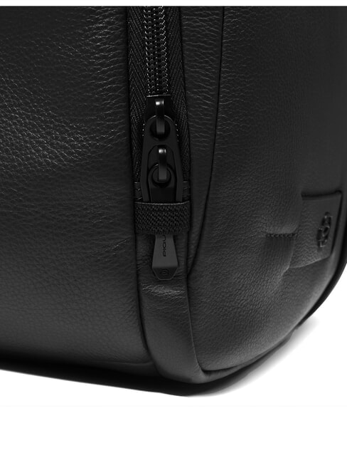 RUSSEL Zaino in pelle porta pc 15.6" Nero - Zaini da lavoro porta PC