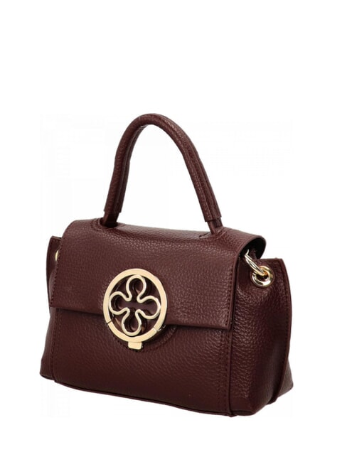 FEDERICA Borsa piccola a mano con tracolla bordeaux - Borse Donna