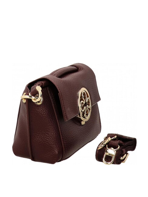 FEDERICA Borsa piccola a mano con tracolla bordeaux - Borse Donna