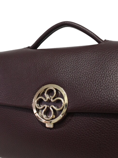 FEDERICA Borsa grande a mano con tracolla bordeaux - Borse Donna