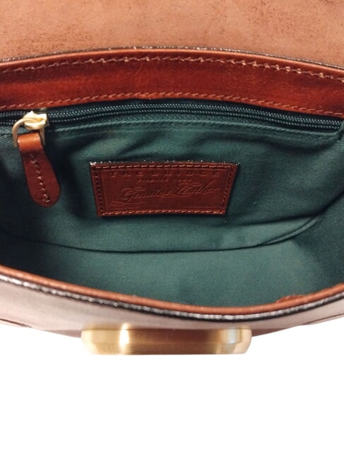 ILARIA Borsa mini in pelle a tracolla MARRONE - Borse Donna