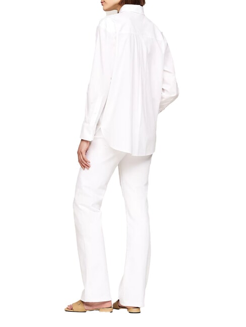 TH  Camicia a maniche lunghe in cotone optic white - Camicie Donna