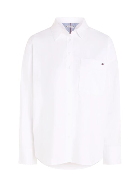 TH  Camicia a maniche lunghe in cotone optic white - Camicie Donna