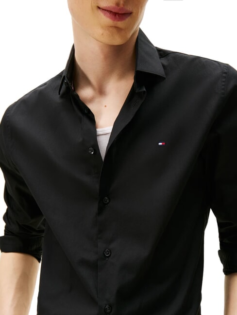 TH  Camicia a maniche lunghe black - Camicie Uomo