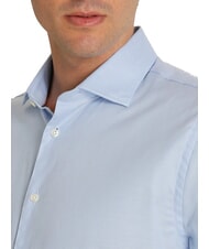 TOMMY HILFIGER TH  Camicia maniche lunghe in cotone vessel blue - Camicie Uomo - 3