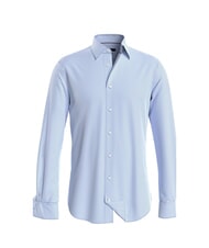 TOMMY HILFIGER TH  Camicia maniche lunghe in cotone vessel blue - Camicie Uomo - 4